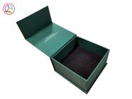 Hot Stamping Flip Cardboard Jewelry Gift Boxes With Foam Insert