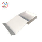 White Exquisite Rectangle Flip Cardboard Gift Box Matte Lamination