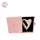 Pink Cardboard Slide Open Boxes For Cosmetic Products Package